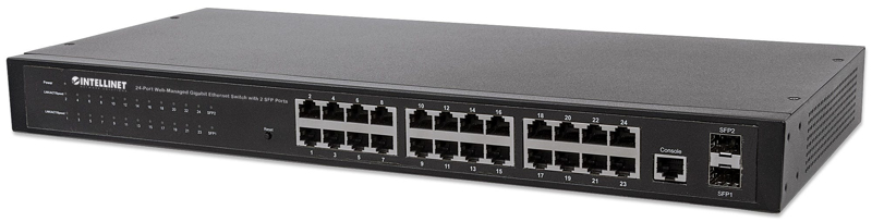 Webhanterad Gigabit Ethernet-switch med 24 portar - 560917