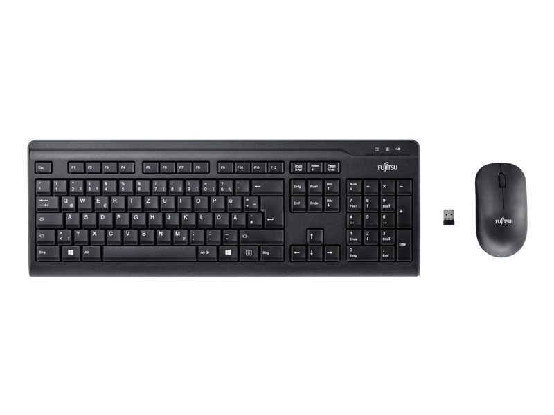 Fujitsu LX410 DE Wireless Keyboard Mouse Set 1600dpi