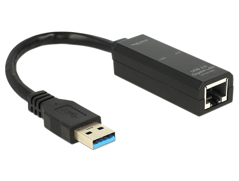 Delock Adapter USB3.0 > Gigabit LAN - network adapter - 62616