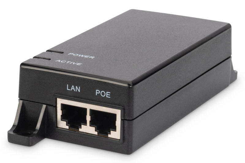 DIGITUS Gigabit PoE Injector 802.3af 48V 15.4W - DN-95102-1