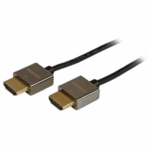 StarTech 1m Pro Series Metal High Speed HDMI Cable - Ultra HD 4k x 2k HDMI Cable - HDMI to HDMI M/M - 1 m - HDMI Type A (Standard) - HDMI Type A (Standard) - Black - HDPSMM1M