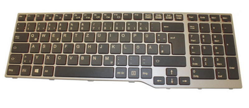 Fujitsu CP691002-XX German Keyboard Gray