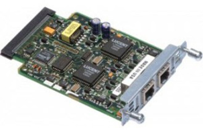 Carte d'interface vocale BRI à 2 ports Cisco VIC-2BRI-NT/TE - RNIS