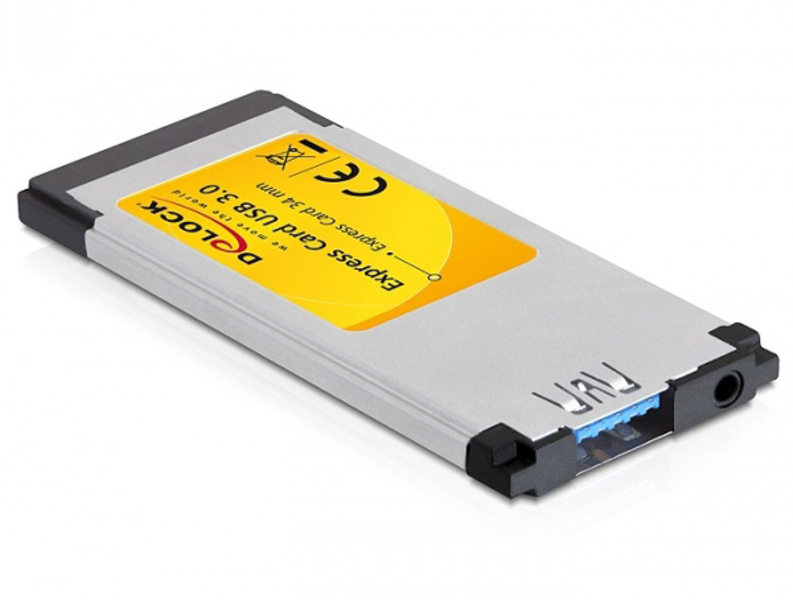 Delock Express Card to 1x USB 3.0 - USB-Adapter - ExpressCard - USB 3.0 - 61872
