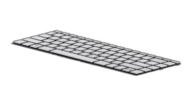 Clavier HP L73749-041 DE noir rétroéclairé