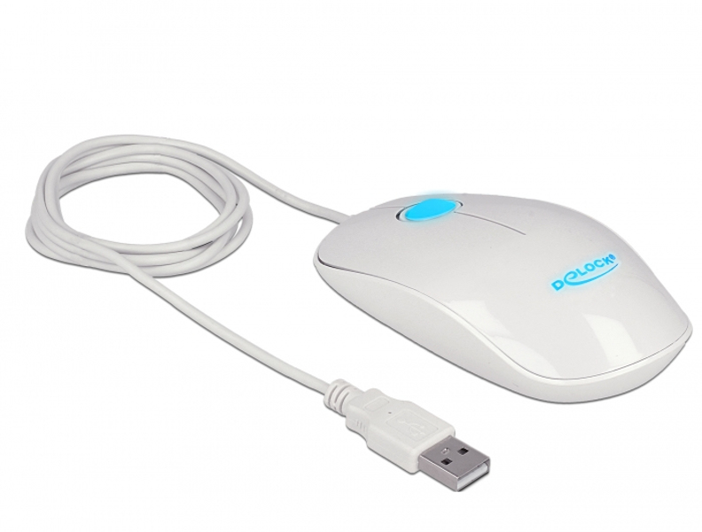 Delock 12537 Mouse USB Type-A Optical 1200 DPI - 12537