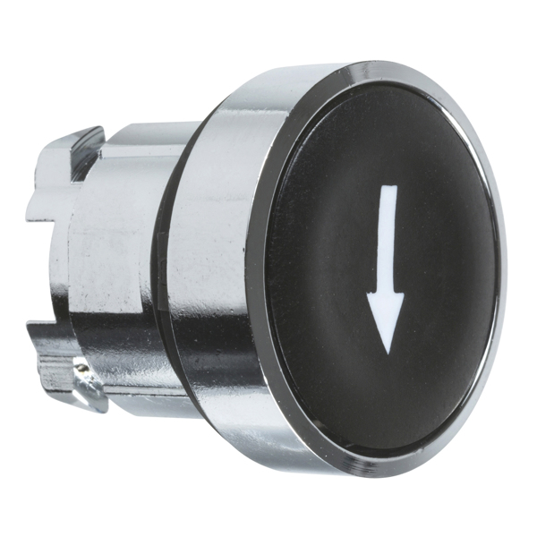 APC ZB4BA335 pushbutton switch black metal