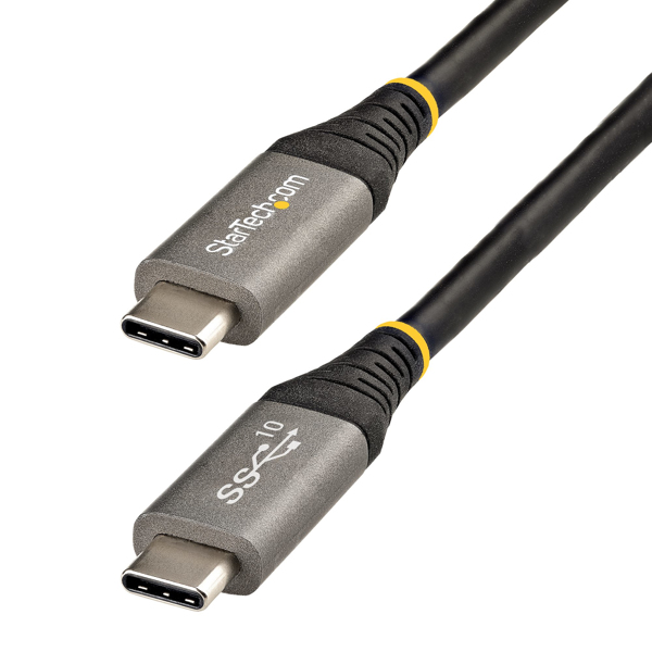 0,5 m USB-C-kabel, 10 Gbps, USB-IF-sertifisert, 100 W PD - USB31CCV50CM
