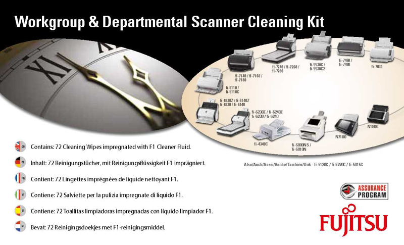 Fujitsu Scanner-Reinigungskit for alle Scanner der fi-Serie
