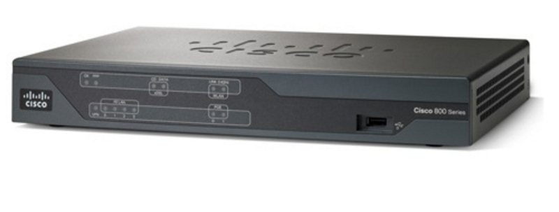 Cisco C887 - Ethernet WAN - Fast Ethernet - DSL WAN - Grey