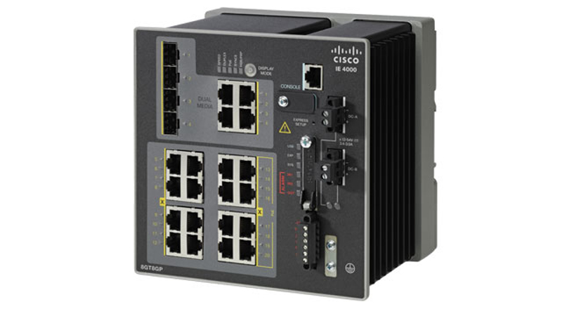 Série 4000 d'Ethernet industriel de Cisco d'IE-4000-4GS8GP4G-E