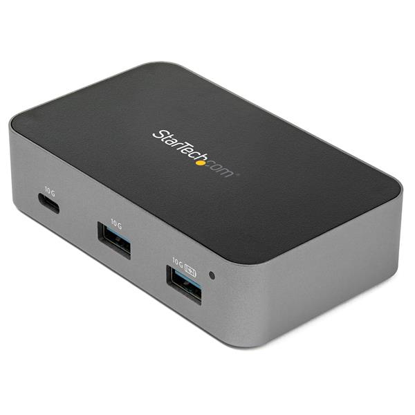 StarTech HB31C3A1CS 4-port USB-C hub (10 Gbit/s, 3x USB-A and 1x USB-C, 1m host cable, powered, with power supply) - Hub - 1 x USB-C + 3 x USB 3.1 - Desktop - AC 110/240 V - HB31C3A1CS