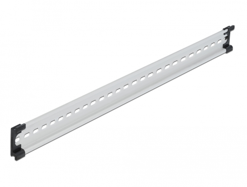 Delock 66177 - Rail DIN 35 x 7,5 mm (50 cm) en aluminium, trous oblongs