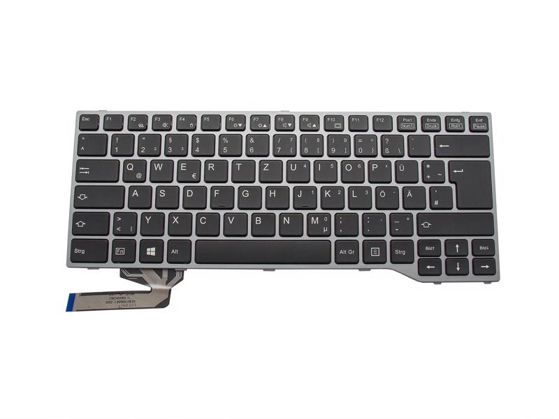 Fujitsu 38042667 German Keyboard Backlight Gray