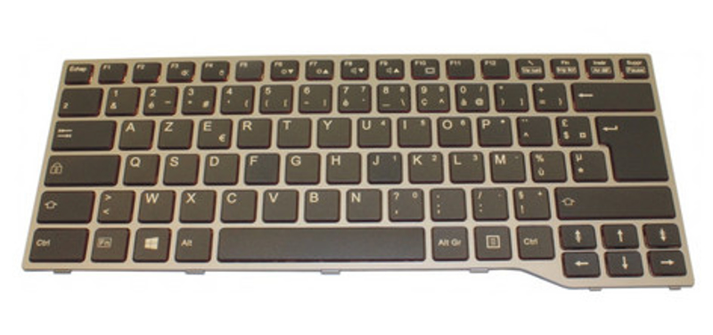 Fujitsu FUJ:CP690929-XX Tastatur DE (deutsch) weiß/grau