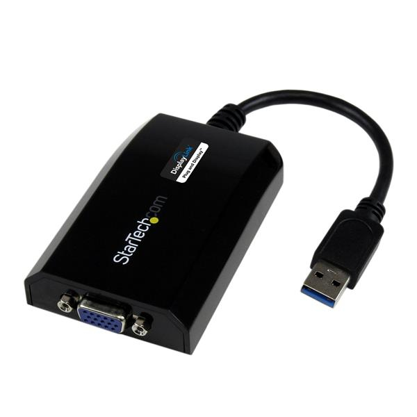 StarTech USB 3.0 to VGA Adapter - 1920x1200 - 3.2 Gen 1 (3.1 Gen 1) - USB Type-A - VGA (D-Sub) output - 1920 x 1200 pixels - USB32VGAPRO
