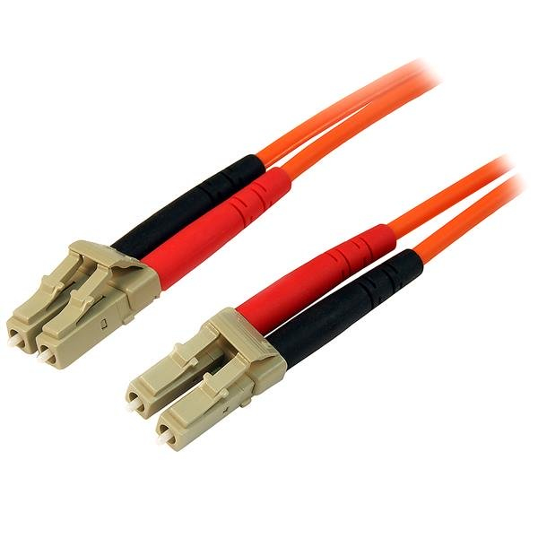 StarTech Multimode 50/125 Duplex Fiber Optic Patch Cable LC - LC - Network Cable - LC Multi-Mode (M) - LC Multi-Mode (M) - 5.0m - Fiber Optic - 50/125 Micrometers (50FIBLCLC5) - 50FIBLCLC5