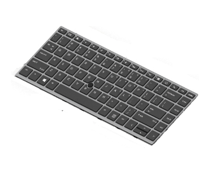 Clavier rétroéclairé belge HP L14377-A41 EliteBook 840 G5