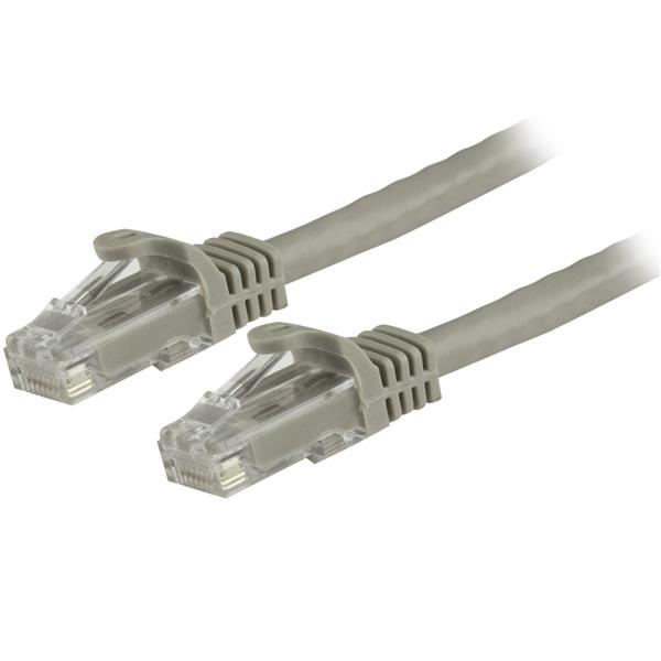 Câble Ethernet CAT6 StarTech 1,5 m, gris, anti-accroc