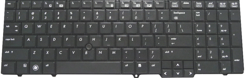 Clavier international pour ordinateur portable HP 6550/6555b