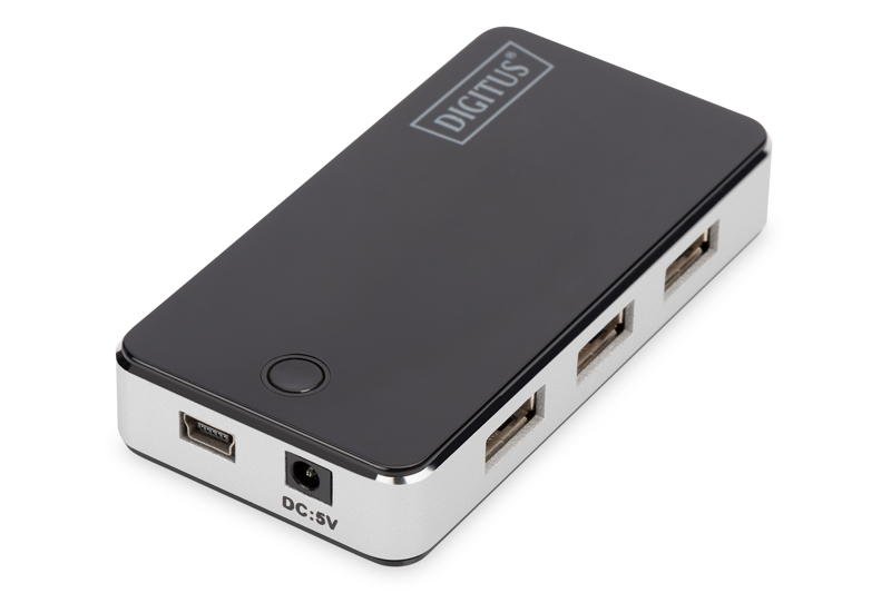 DIGITUS 7-portars USB Hub Mini - DA-70222