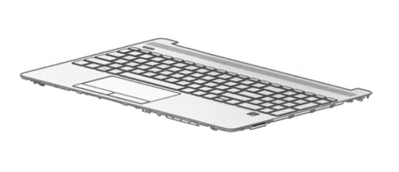HP SPS-TOP COVER ASV W/KBD AHS UR