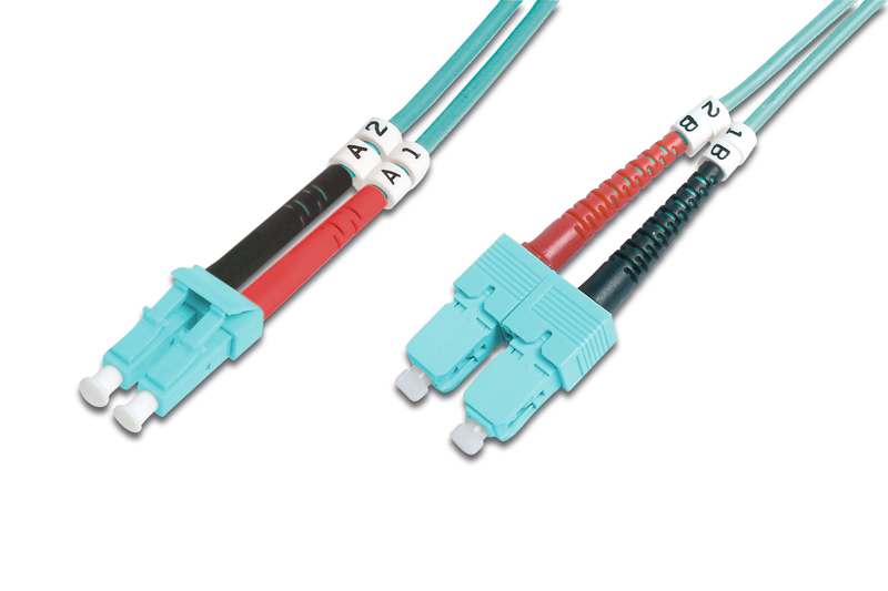 Câble fibre DIGITUS OM3 LC/SC