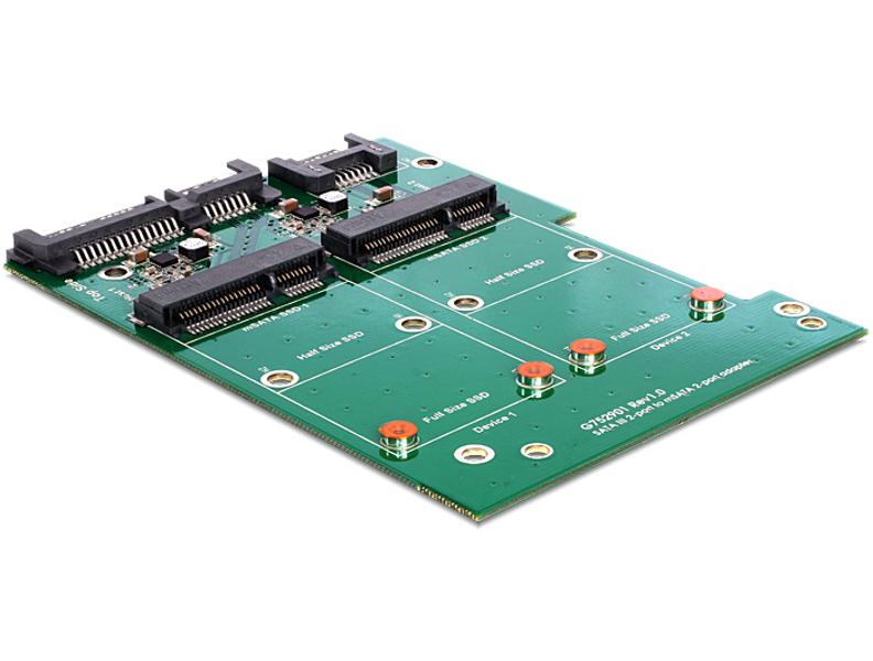 Convertisseur Delock SATA 22 broches > mSATA - Contrôle du stockage