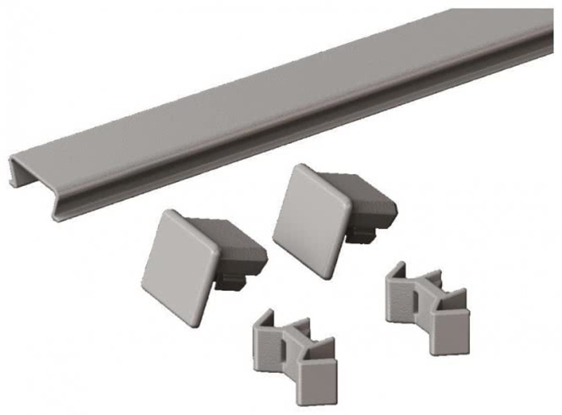 Disposition de la couverture Rittal ci-dessus pour 600 mm en plastique