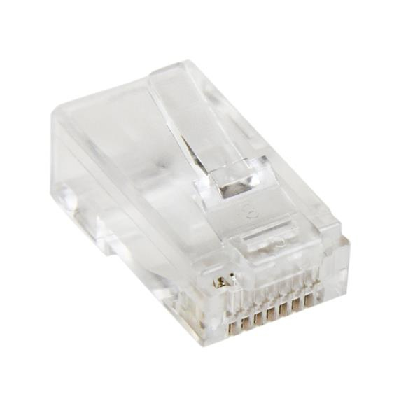 CRJ4550PK Cat5e RJ45 Stranded Modular Plug 50 Pkg - CRJ4550PK