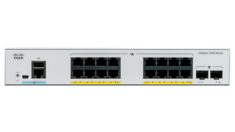 Commutateur Cisco C1000-16FP-2G-L, budget PoE 240 W