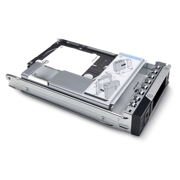 DELL - Hard disk - 600GB - Hot-Swap - 2.5" (6,4 cm) (in 8,9 cm Träger) (in 3.5" Träger) - SAS 12Gb/s - 15000 U/min - für EMC PowerEdge C6420 (3.5"), R640 (3.5"), R740 (3.5"), R740xd (3.5") (400-ATIO)