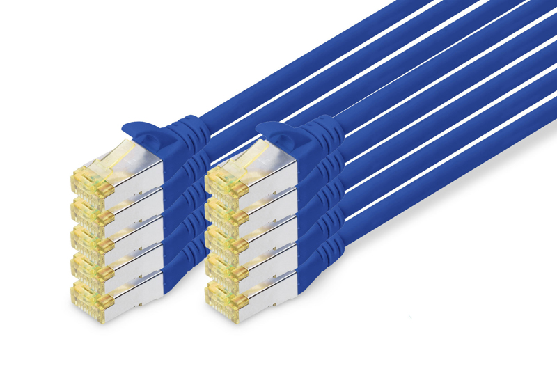 Câble DIGITUS CAT6A S-FTP 2 m, paquet de 10