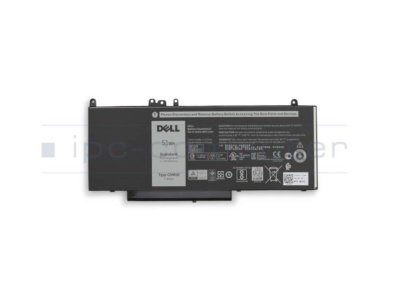 Dell Battery 51WHR 4 Cell Lithium Ion 7FR5J - Battery - 6,900 mAh