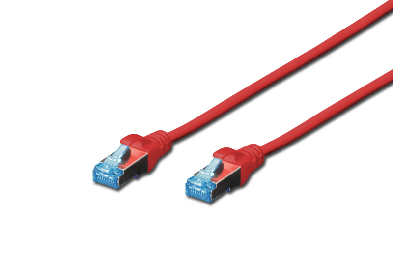 Câble de raccordement réseau haut de gamme DK-1531-010/R CAT5e SF-UTP 1 m