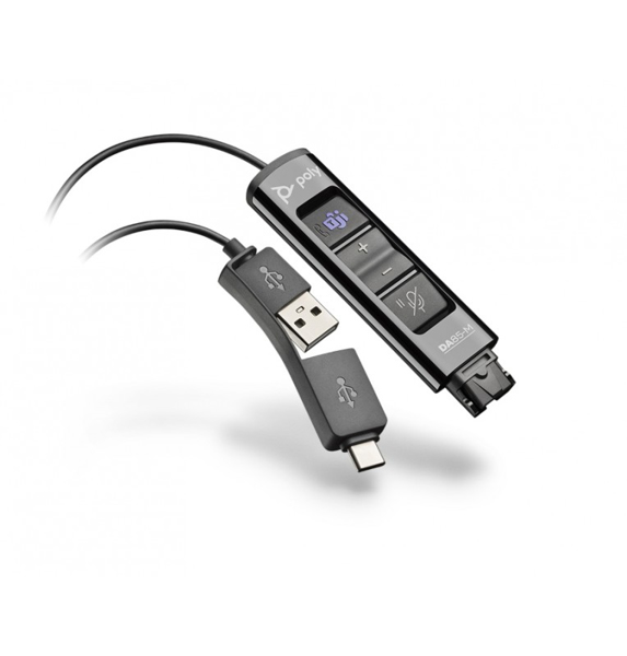 Poly DA85-M Wideband QD on USB-Adapter Teams (USB-A & USB-C) - 218268-01