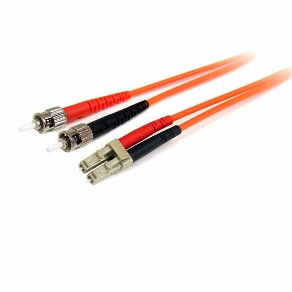 StarTech Multimode 62.5/125 duplex fiber optic patch cable LC - ST - network cable - LC Multi-Mode (M) - ST multi-mode (M) - 2.0m - fiber optic - 62.5/125 micrometers (FIBLCST2) - FIBLCST2
