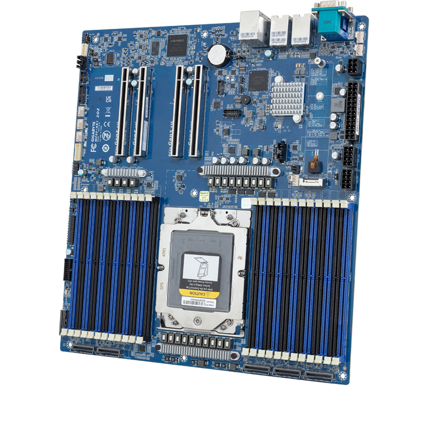 Gigabyte Mainboard MZ33-AR1 Rev. 3 E-ATX Sockel SP5 Single - Motherboard - E-ATX - MZ33-AR1 REV. 3
