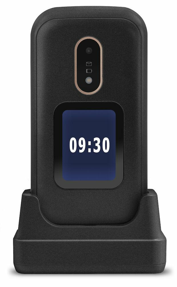 Doro 6060 - Clamshell - 320 x 240 pixels - 3 MP - Bluetooth - 1000 mAh - Black - White - 380468