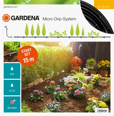 Kit de démarrage pour micro-arrosage Gardena 13010-20 15 m