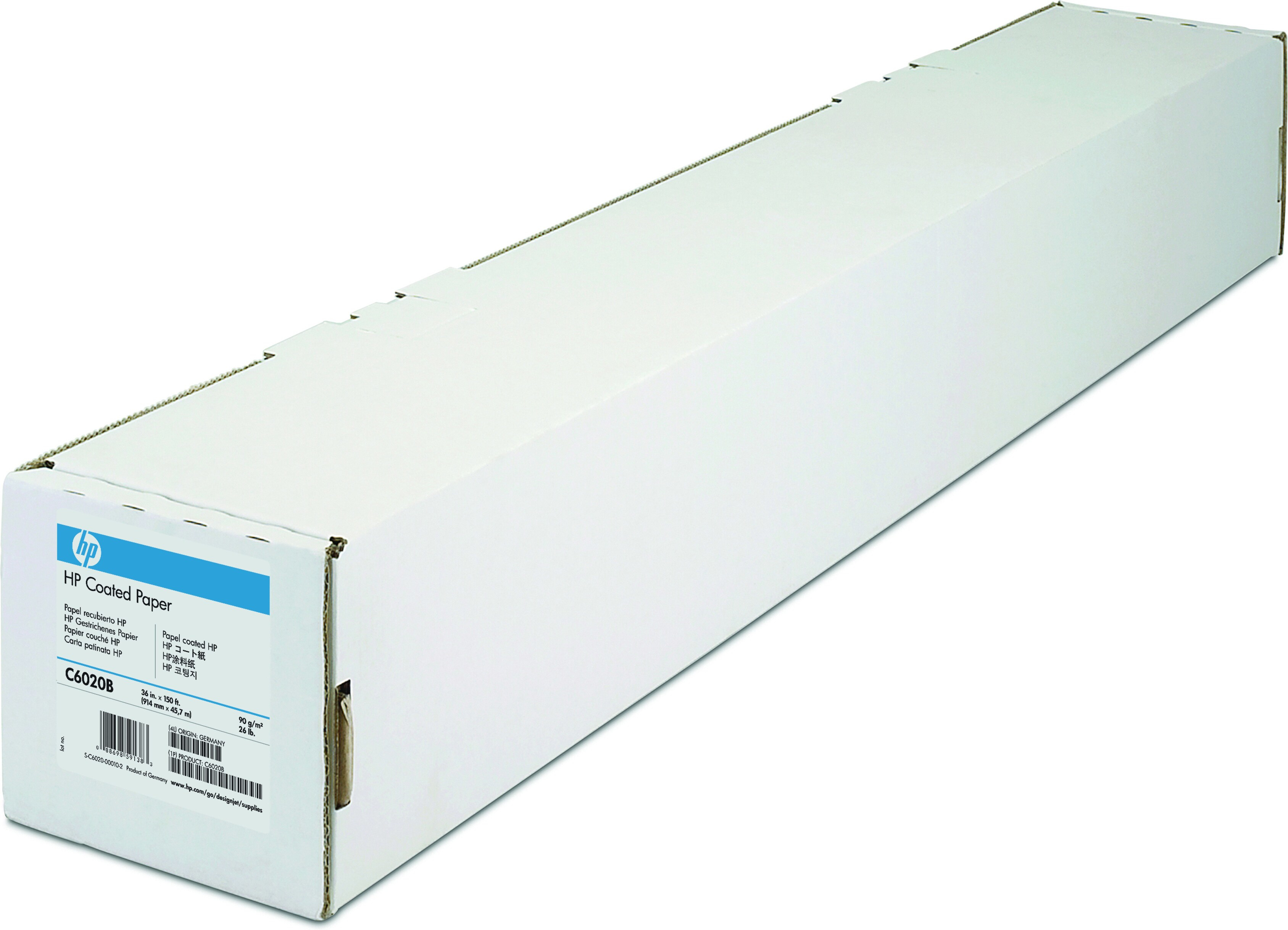 Papier couché mat HP DesignJet A0/A0+ 90 g/m²