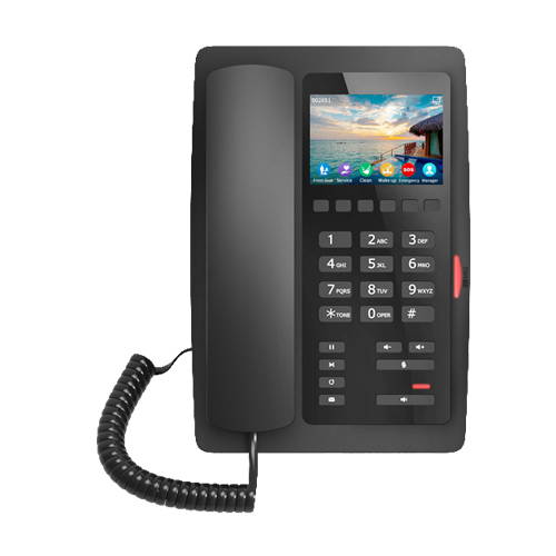 Fanvil Hoteltelefon H5W noir - Téléphone VoIP - SIP