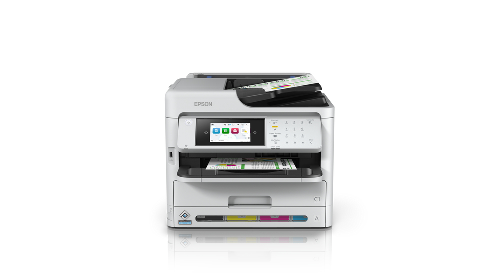 Epson WorkForce Pro WF-C5890DWF - Jet d'encre - Impression couleur - 4800 x 1200 DPI - A4 - Impression directe - Noir - Gris