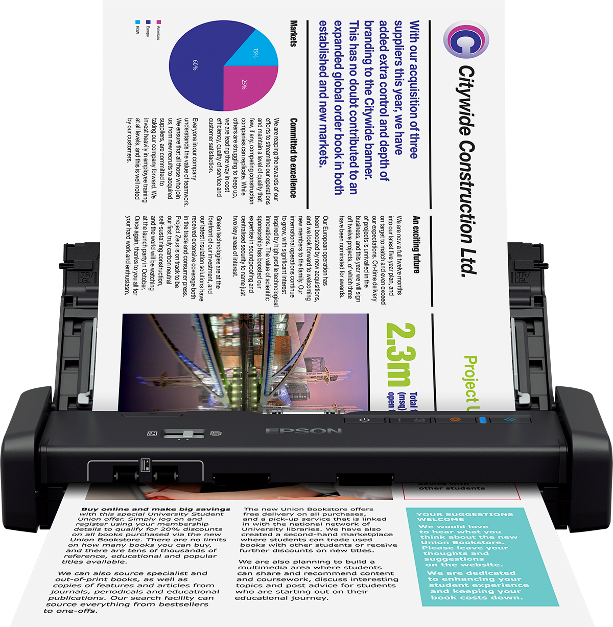 Epson WorkForce DS-310 Dokumentenscanner - Document Scanners - A4 - B11B241401