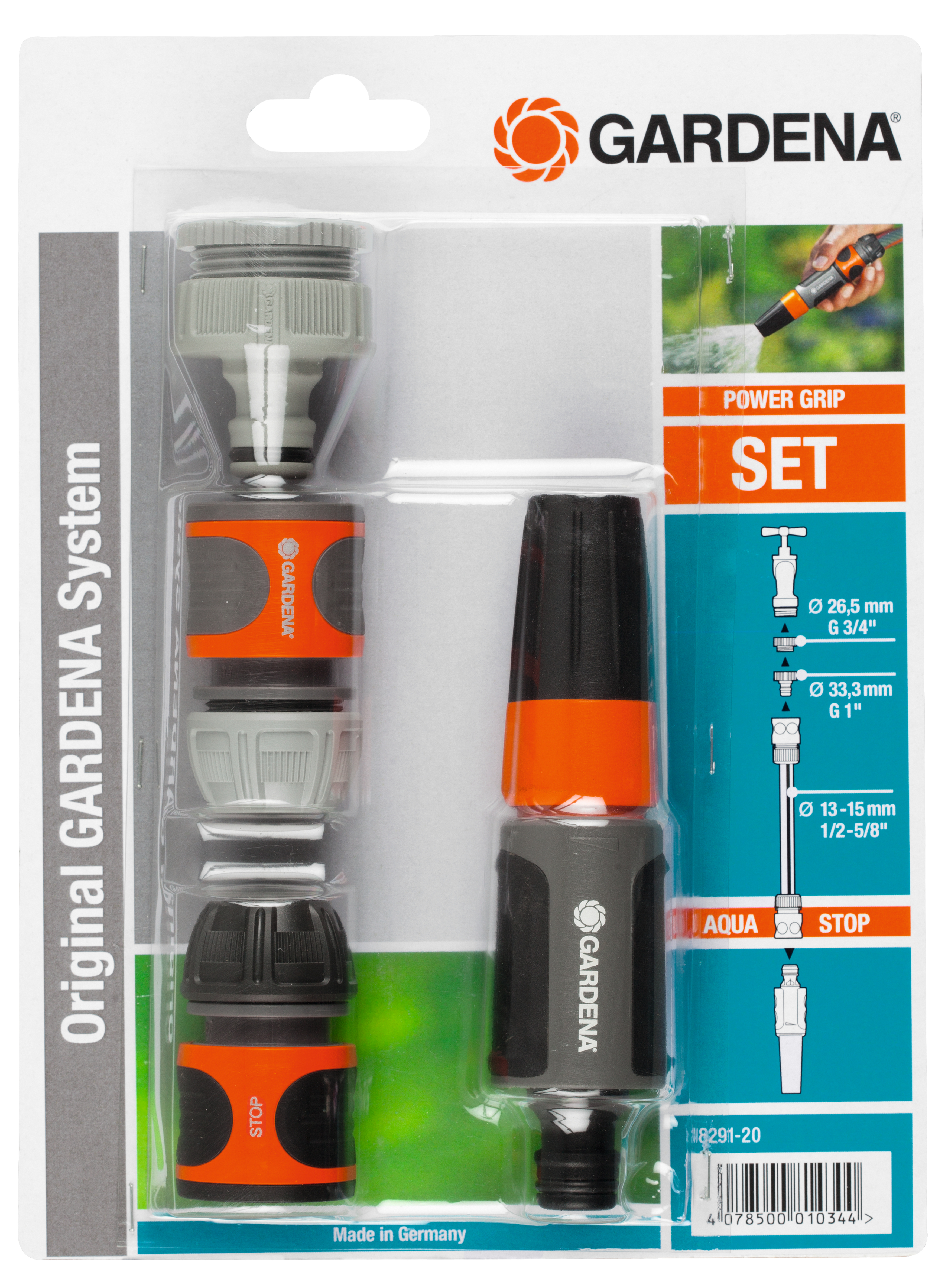 Kit de base Gardena System - Arrêt d'eau