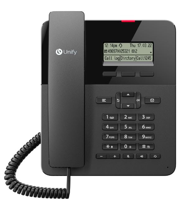 Téléphone de bureau Unify OpenScape Téléphone VoIP CP110