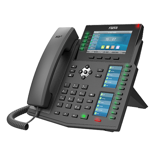 Fanvil X6U - IP Phone - Black - Wired handset - 20 lines - LCD - 10.9 cm (4.3") - X6U