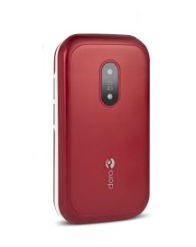 Doro 6040 - Flip - Dual SIM - 7.11 cm (2.8") - 3 MP - 1000 mAh - Red - White - 380494