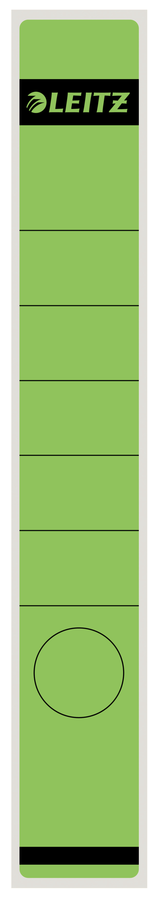 Esselte Leitz 16480055 - Green - Rectangle - Ring binder - Paper - 285 mm - 10 pc(s)