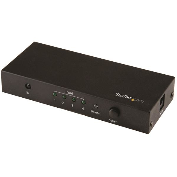 HDMI 2.0 - 4 Port - 4K 60Hz - HDMI Automatic Video Box - Multi Port Hub w/ 1 In 4 Out Functionality (VS421HD20) Video/audios switch HDMI - VS421HD20